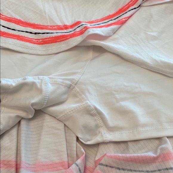 Tennis White Skort with Pink Accents - Picture 2 of 3
